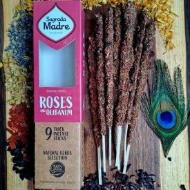   Sagrada Madre-Rózsa és Tömjén   9 szál  Füstölőpálca