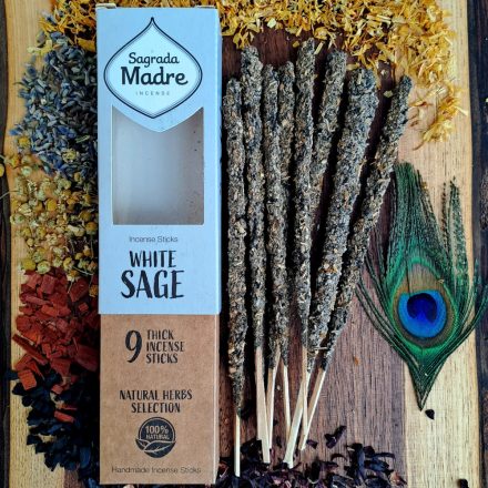Sagrada Madre-White Sage-Fehér Zsálya  9 szál  Füstölőpálca